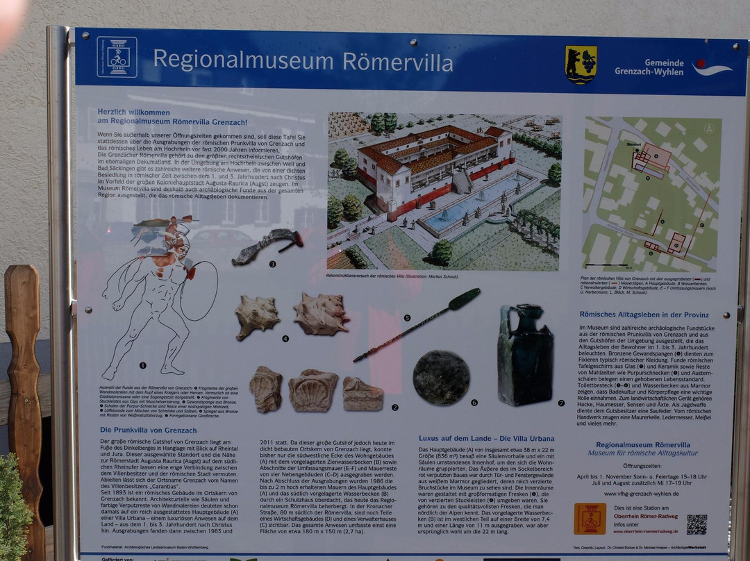 Regionalmuseum Römervilla-格伦察赫维伦必去景点