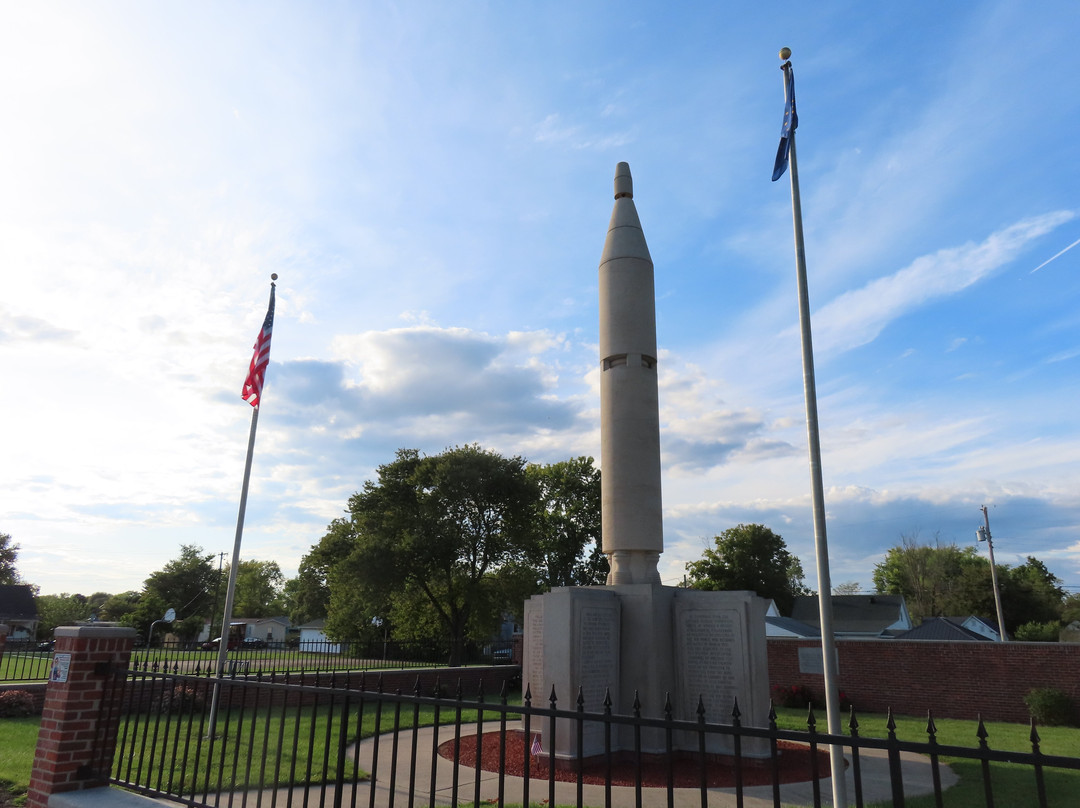 Virgil I. Gus Grissom Rocket Monument-Mitchell必去景点