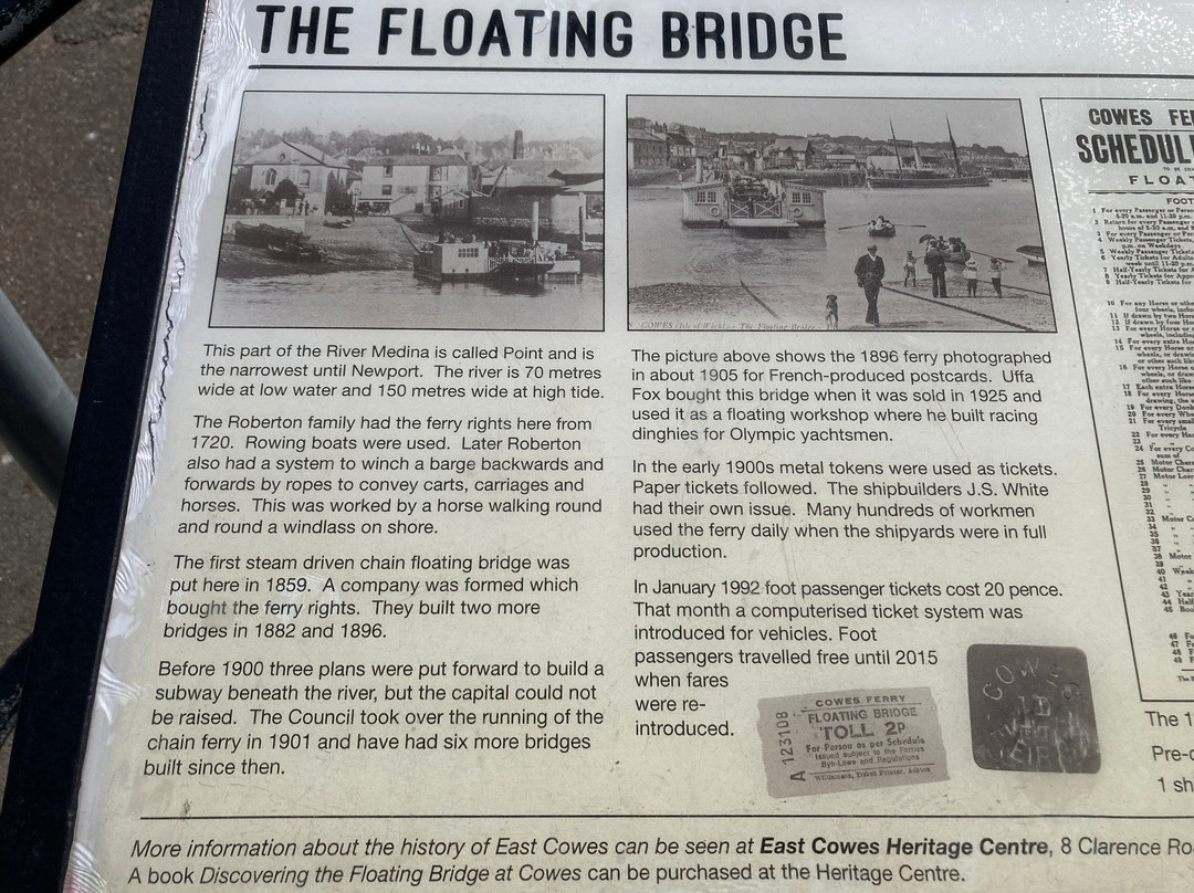Cowes Floating Bridge-考兹必去景点