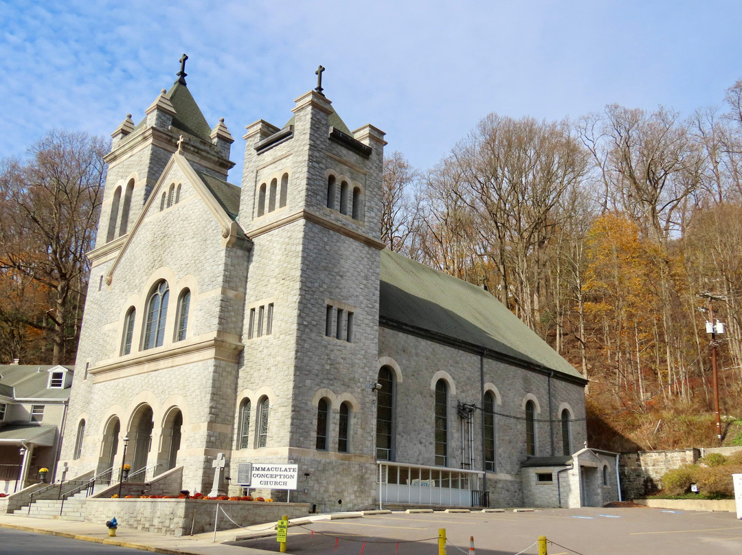 Immaculate Conception Church Jim Thorpe, PA-吉姆索普必去景点