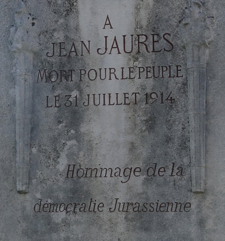 Le monument à Jean Jaurès