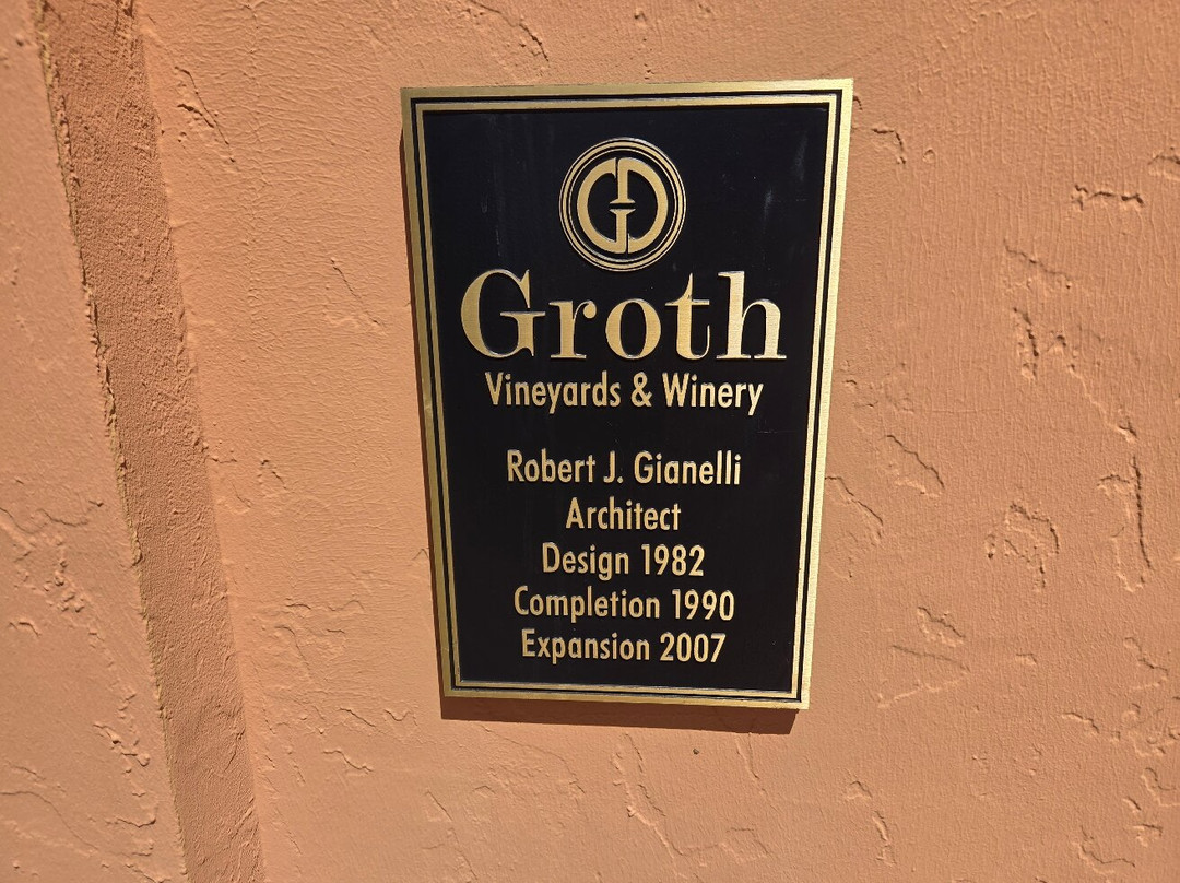 Groth Vineyards & Winery-奥克维尔必去景点