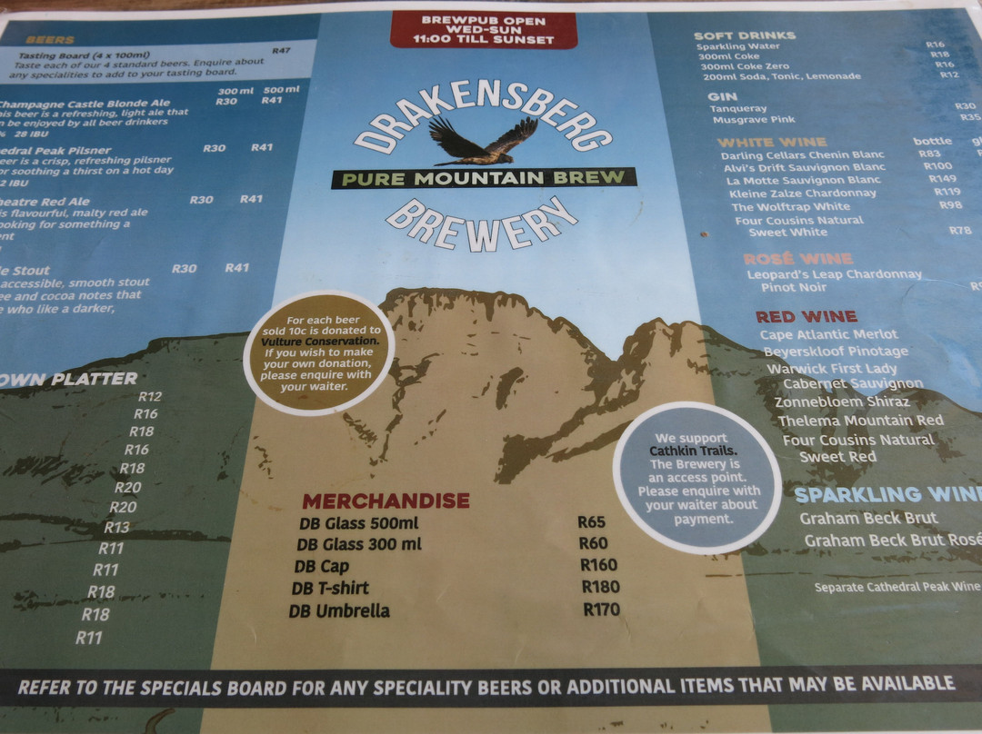 Drakensberg Brewery-Cathkin Park必去景点