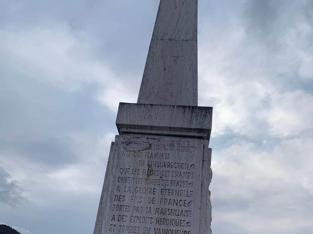 Monument of French guerrillas-Strecno必去景点