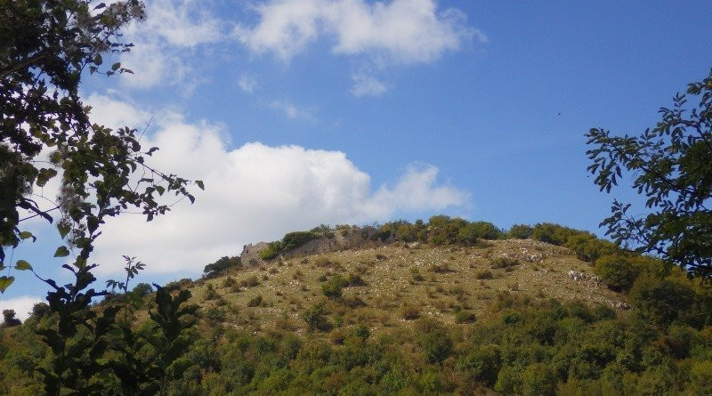 rovine del castello di Montefalco