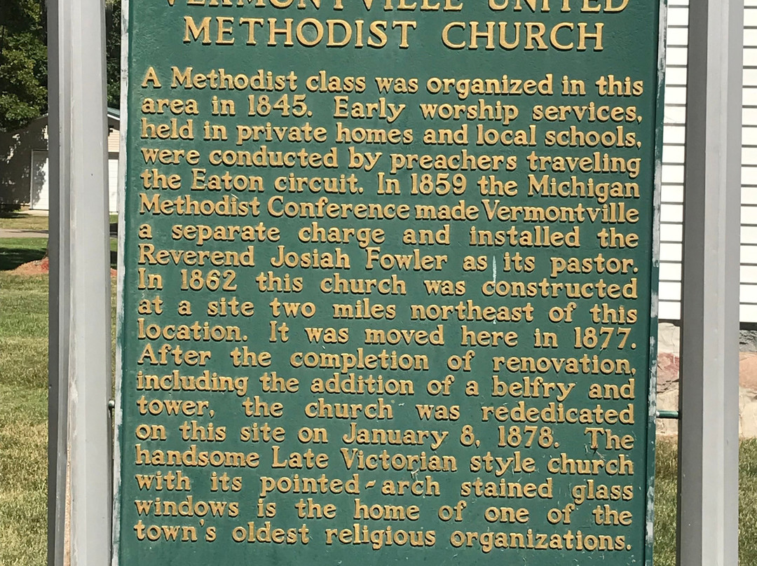 Vermontville United Methodist Church景点图片