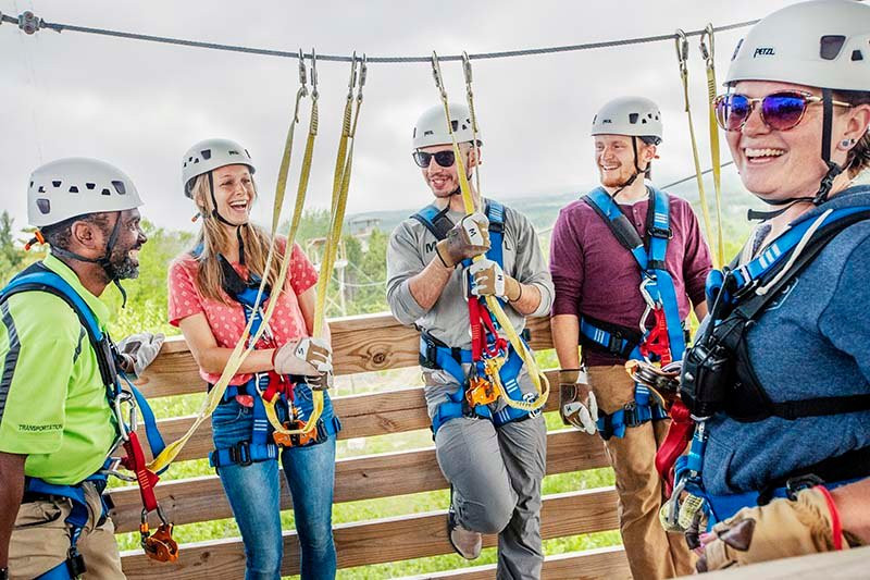 Brainerd Zip Line Tour-Nisswa必去景点