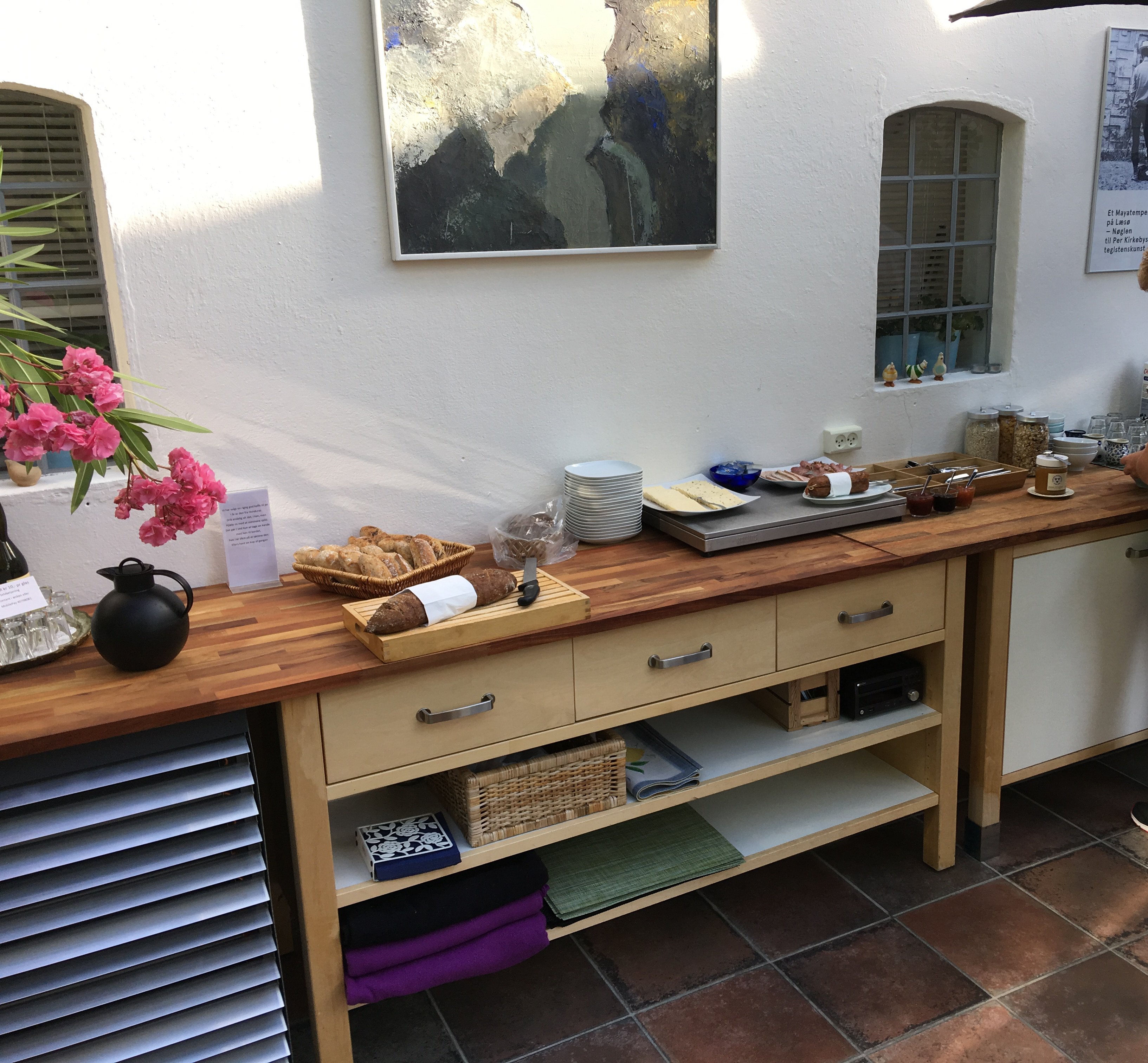 Ostergaard Kultur Bed & Breakfast-餐饮