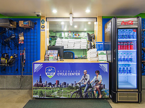 麦当劳单车中心-芝加哥必去景点