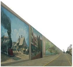 Portsmouth Floodwall Mural景点图片