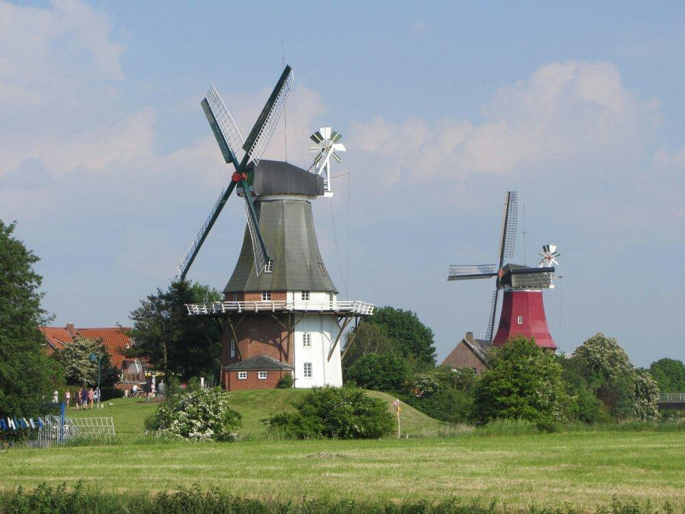 Greetsieler Zwillingsmuhlen-Greetsiel必去景点