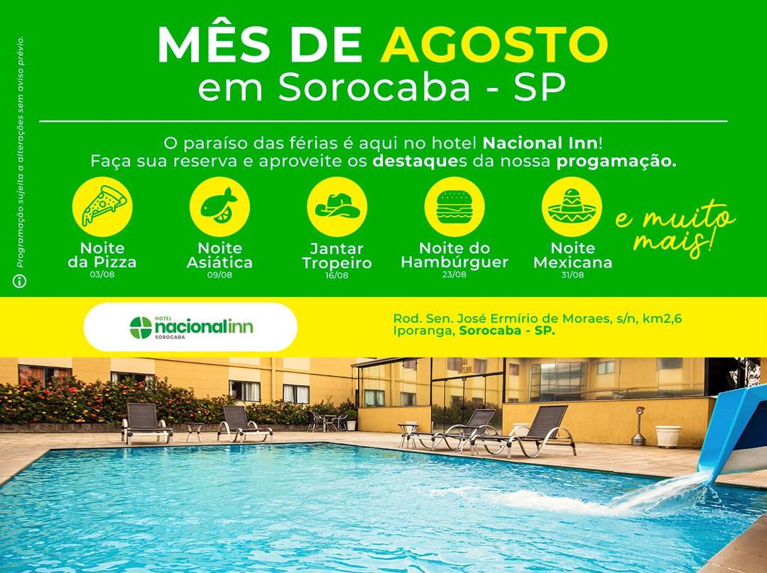 索罗卡巴酒店住宿-Hotel Nacional Inn Sorocaba
