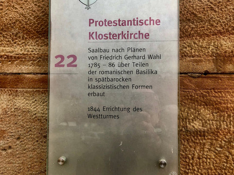 Protestantische Klosterkirche Hornbach