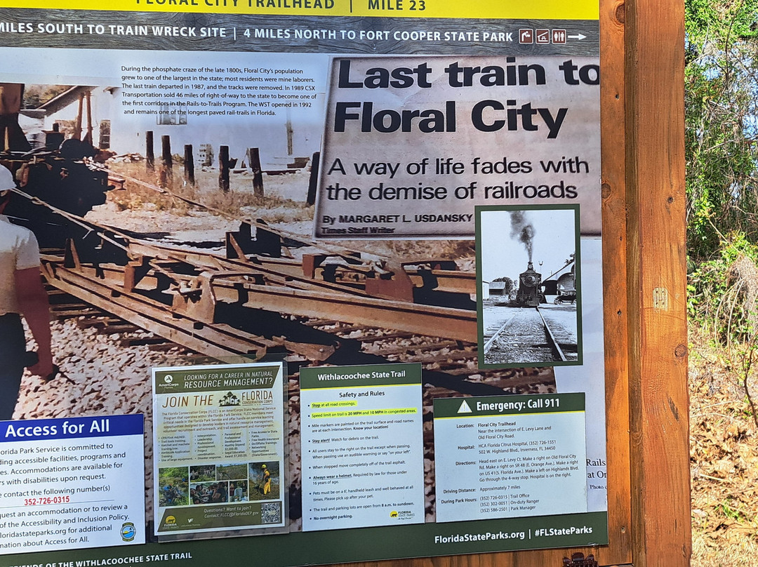 Withlacoochee State Trail-因弗内斯必去景点