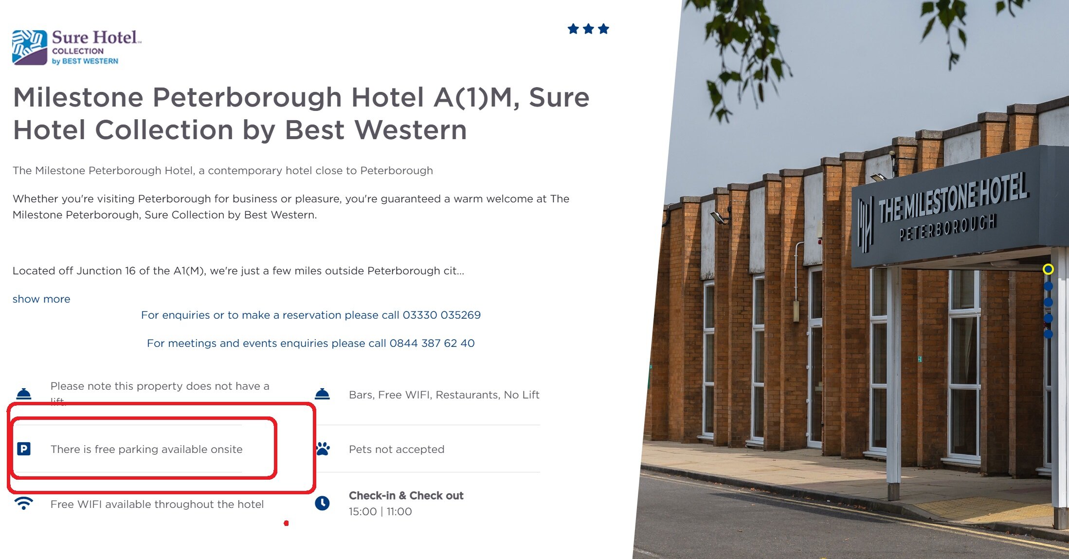 Milestone Peterborough Hotel A(1)m-官方