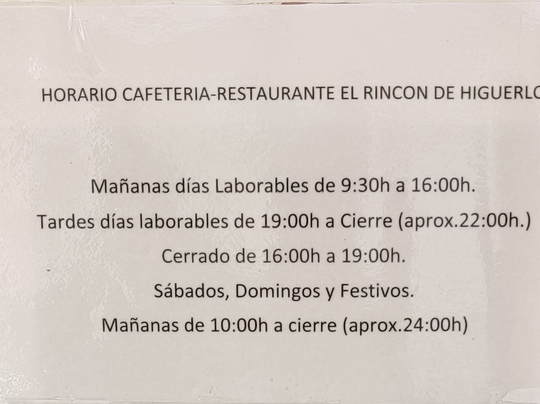 El Rincon De Higuerlop主图