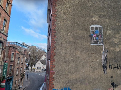 Banksy's Well Hung Lover