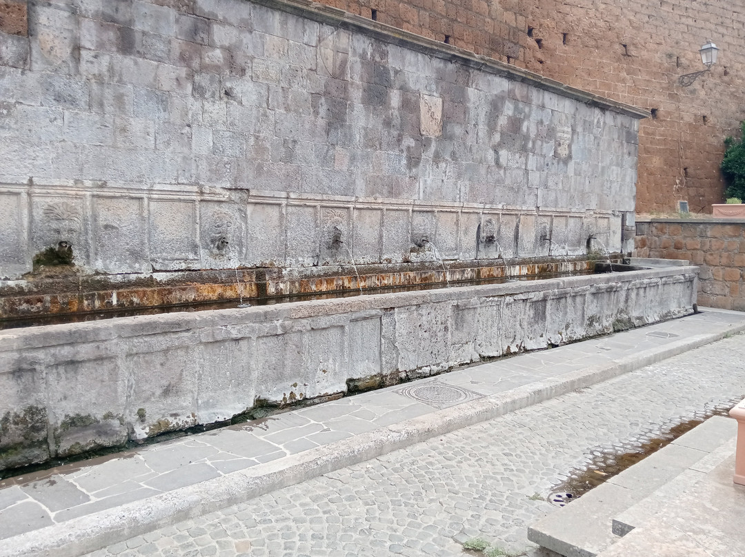 Fontana delle sette cannelle-Tuscania必去景点
