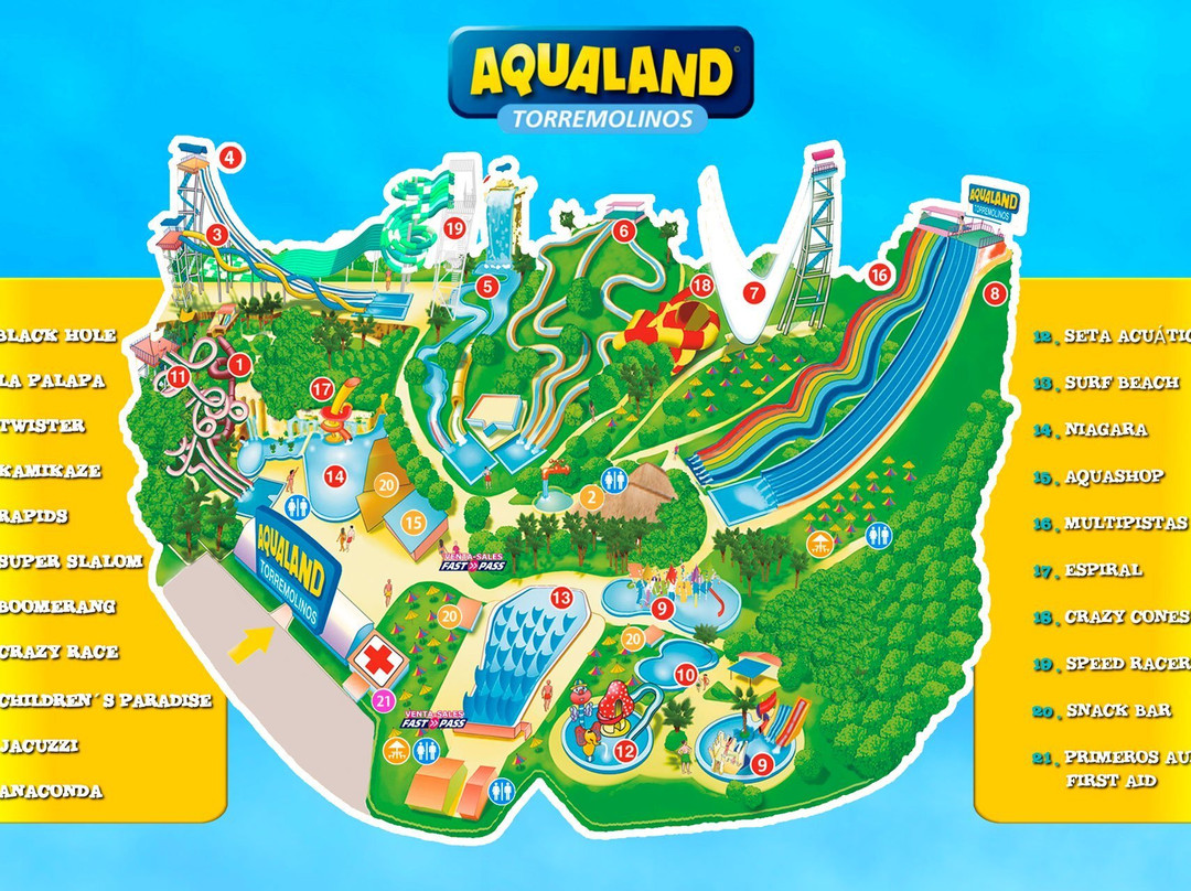 Aqualand Torremolinos景点图片