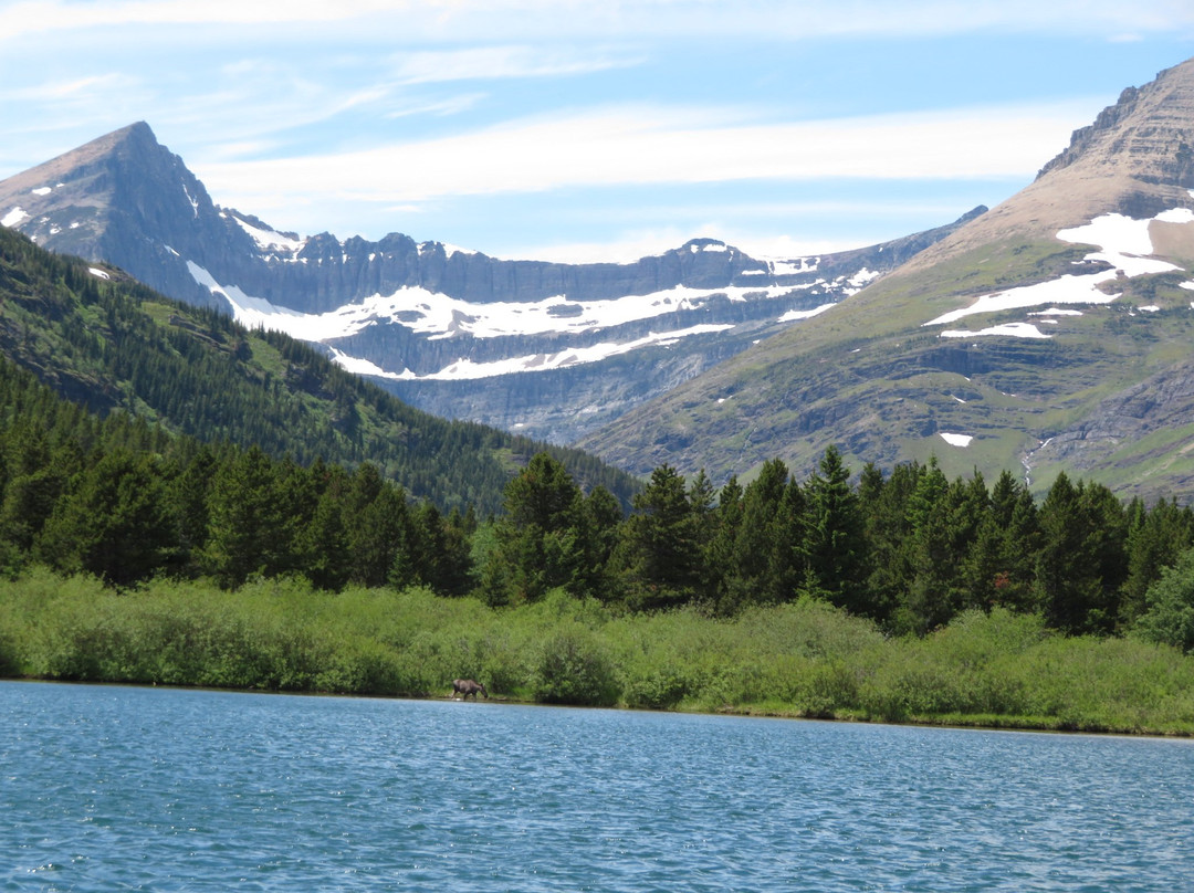 Swiftcurrent Falls-冰河国家公园必去景点