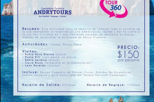 ANDRYTOURS-Puerto Baquerizo Moreno必去景点