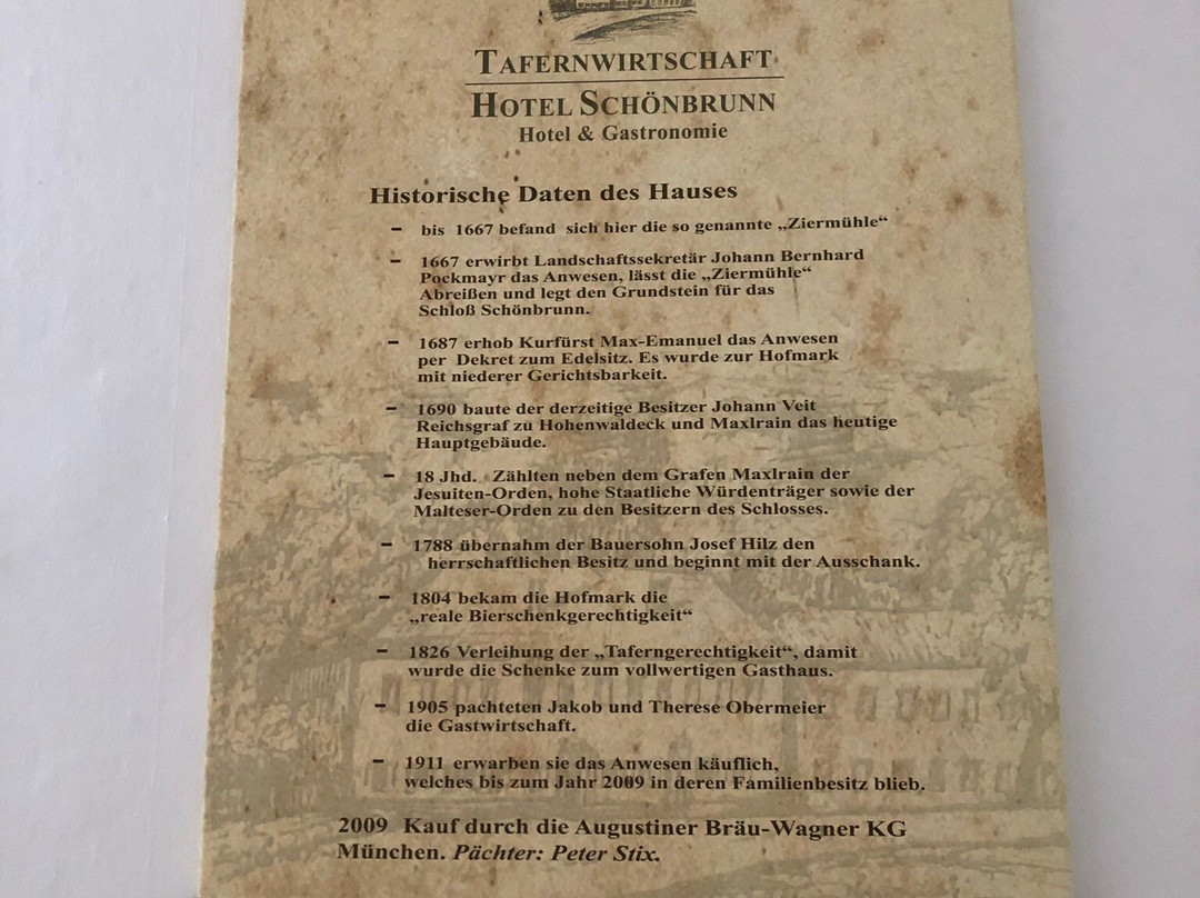 Tafernwirtschaft Hotel Schonbrunn主图