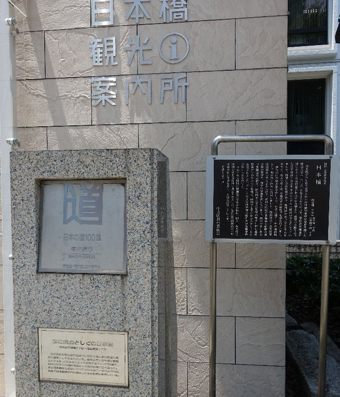 Nihon no Michi 100 Sen Chuodori Monument-Nihonbashi必去景点