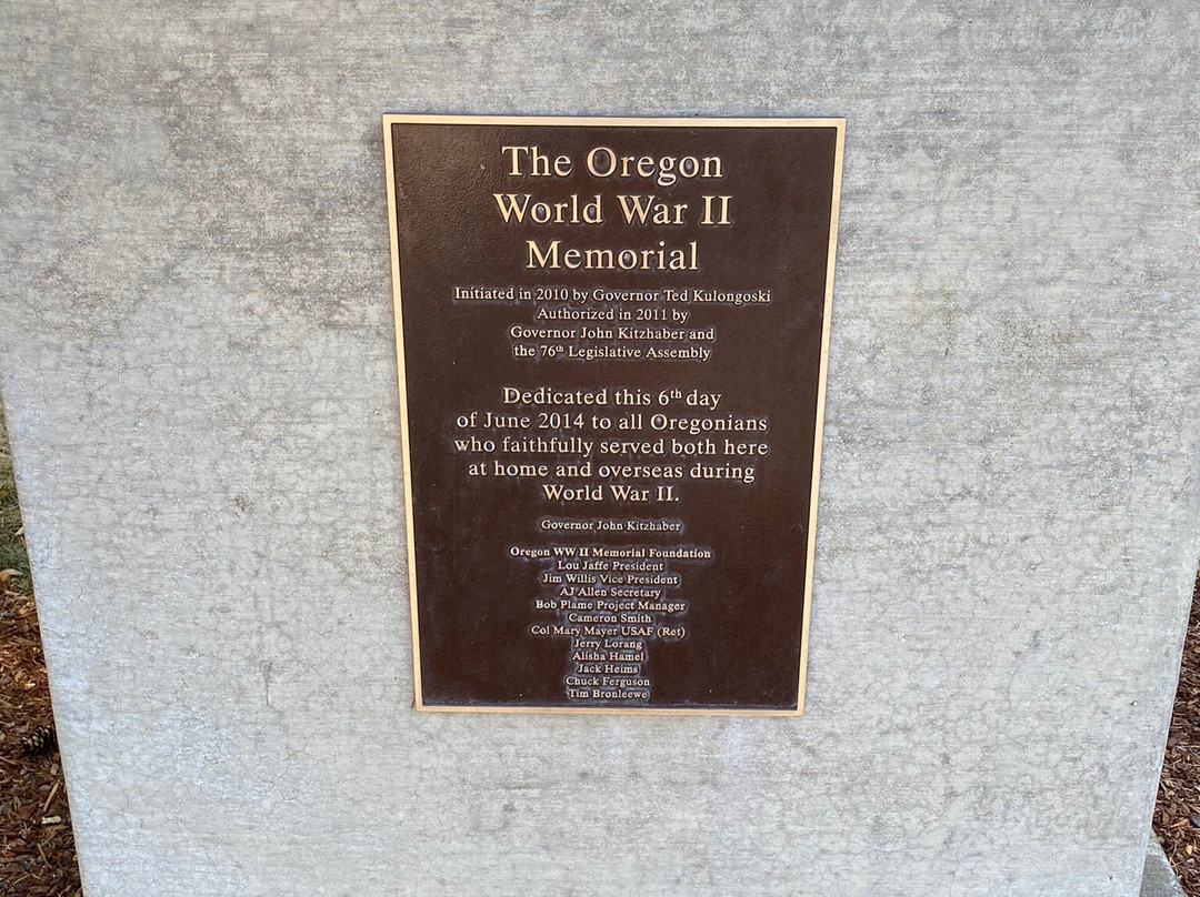 The Oregon World War II Memorial景点图片
