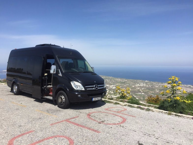 Santorini Port Super Shuttle-圣托里尼必去景点