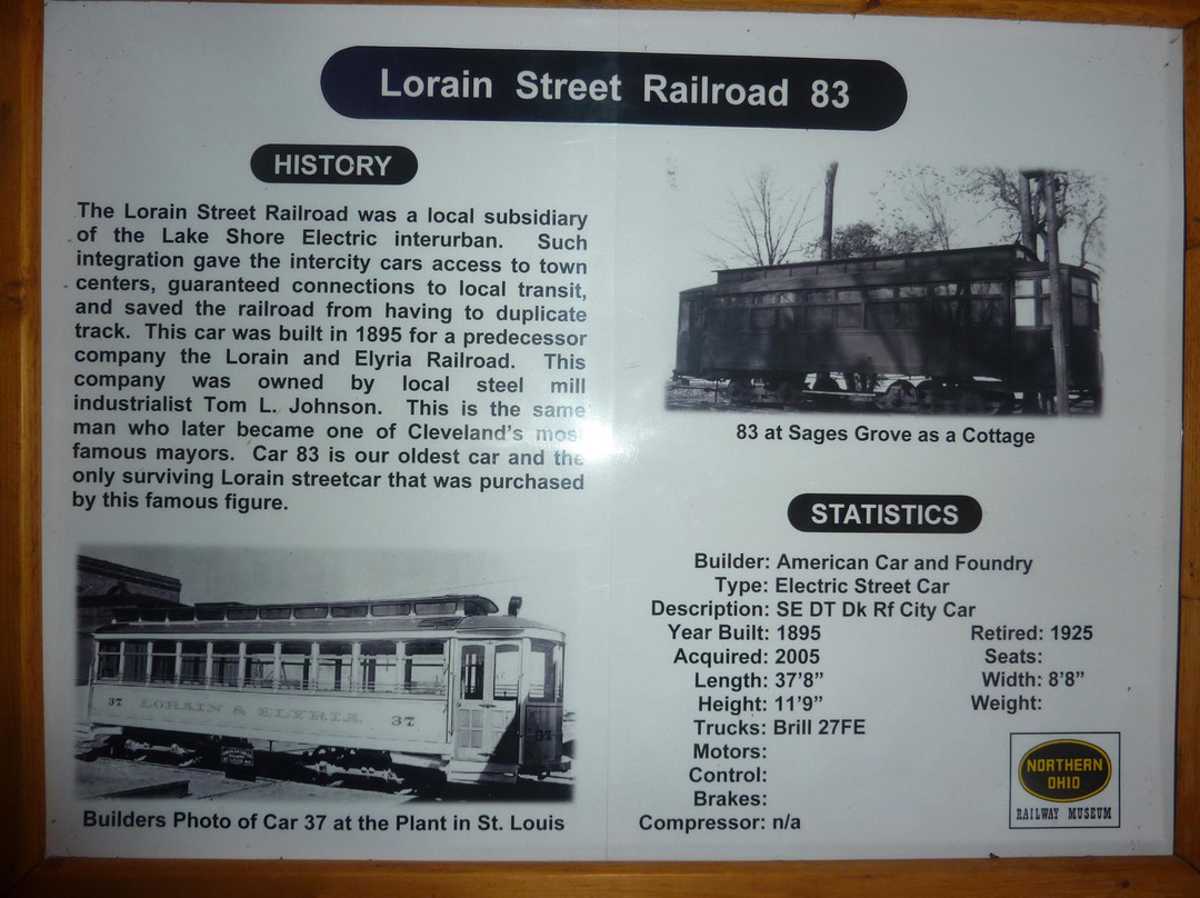 Northern Ohio Railway Museum-Seville必去景点