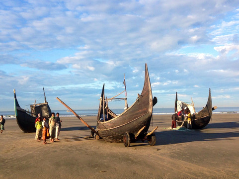 Cox's Bazar Beach-科克斯巴扎尔必去景点