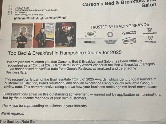 Carson's Bed & Breakfast and Salon主图