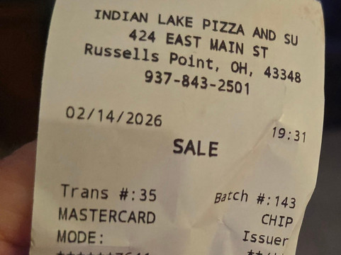 Indian Lake Pizza Subs Fish&chips