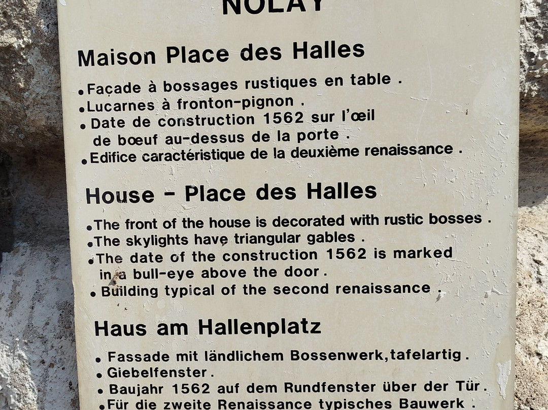 La Halle Aux Grains De Nolay-Nolay必去景点