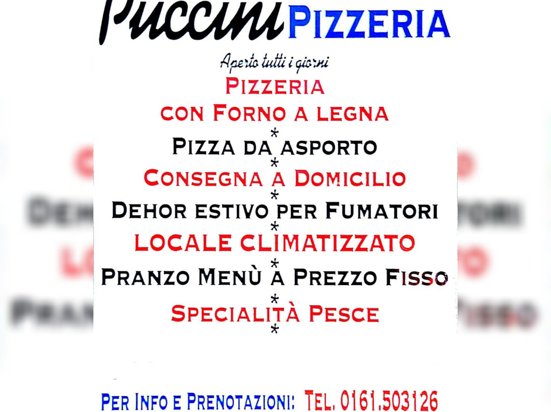 bar ristorante pizzeria puccini