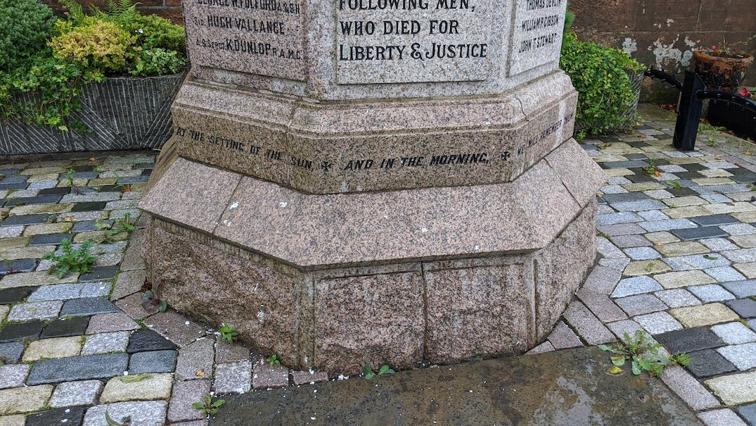 War Memorial Tarbolton景点图片