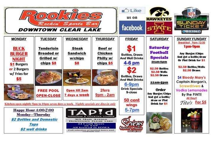 Rookies Rockin' Sports Bar-Clear Lake必去景点