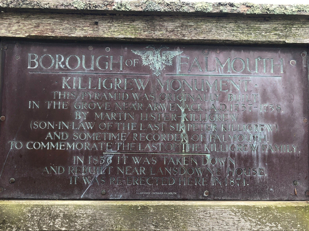 Killigrew Monument-法尔茅斯必去景点