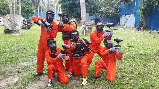 湄南旅游景点-Samui Paintball Party