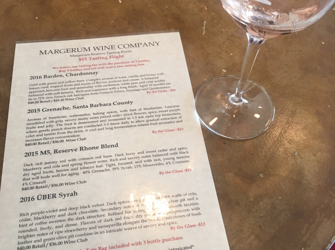 Margerum Santa Barbara Tasting Room-圣巴巴拉必去景点