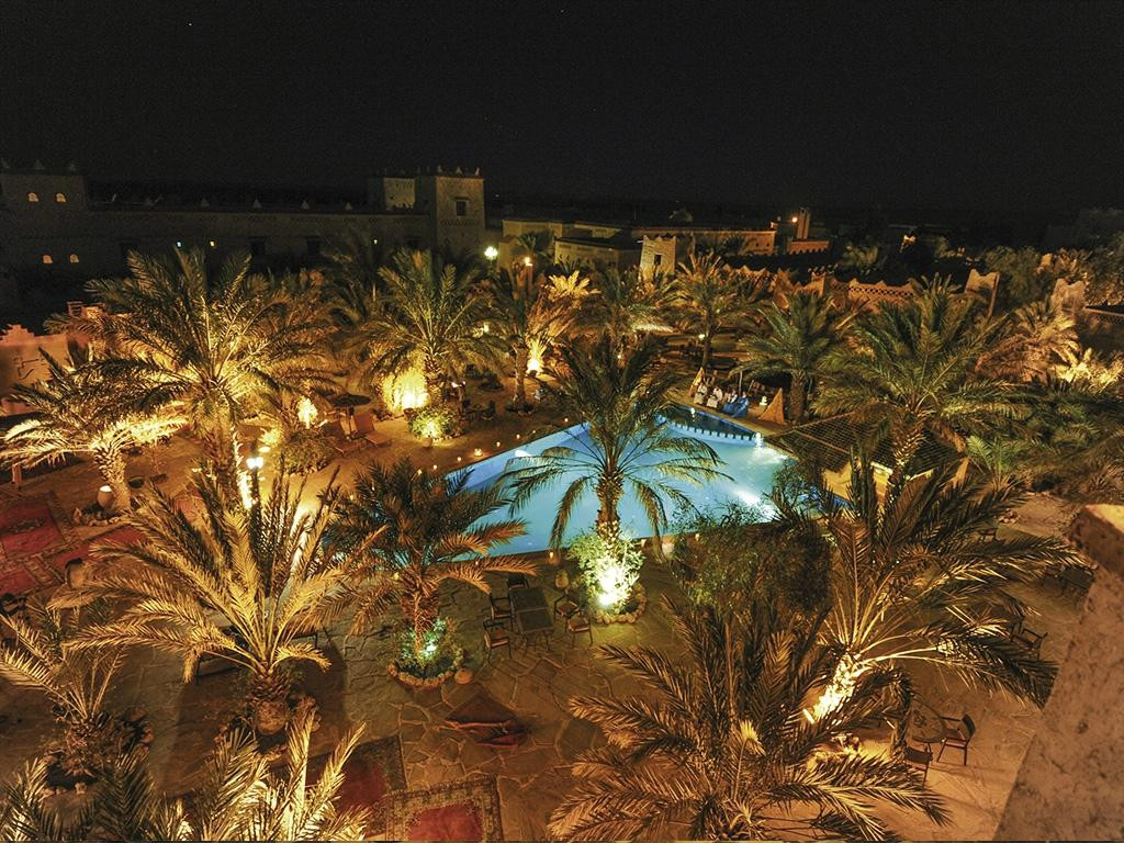 梅克内斯-塔菲拉勒特区酒店住宿-夏露卡阿尔方德古堡酒店