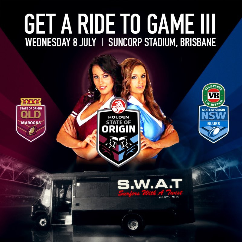 Swat Party bus-黄金海岸必去景点