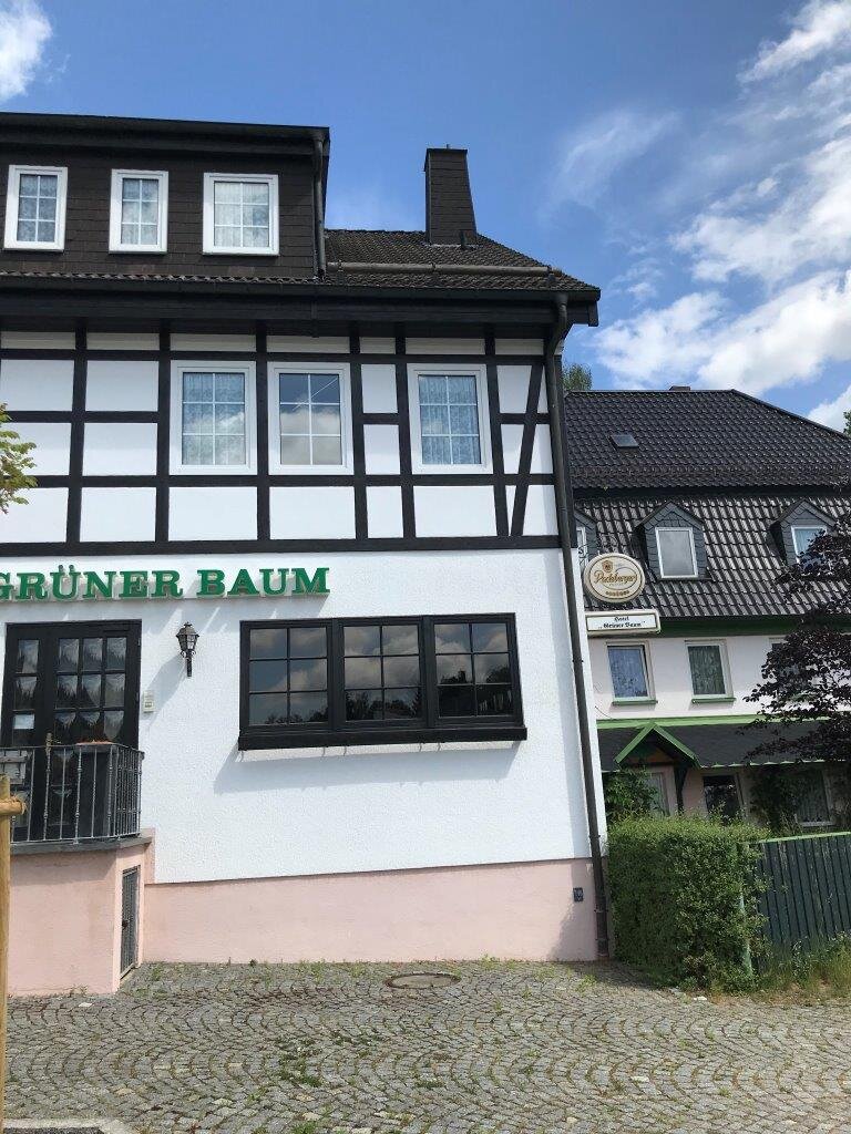 Hotel Gruener Baum-浴室