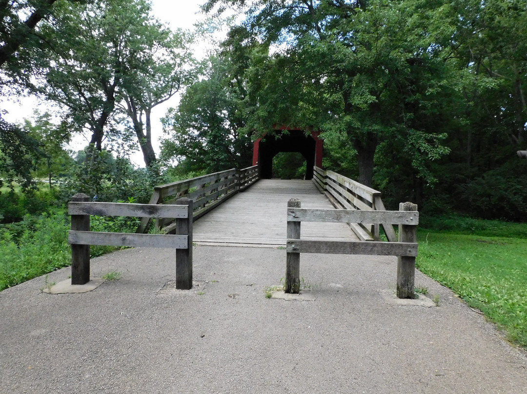 Sugar Creek Covered Bridge-Glenarm必去景点
