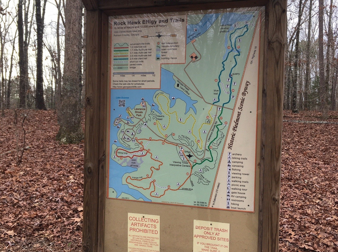 Rock Hawk Effigy and Trails-Eatonton必去景点