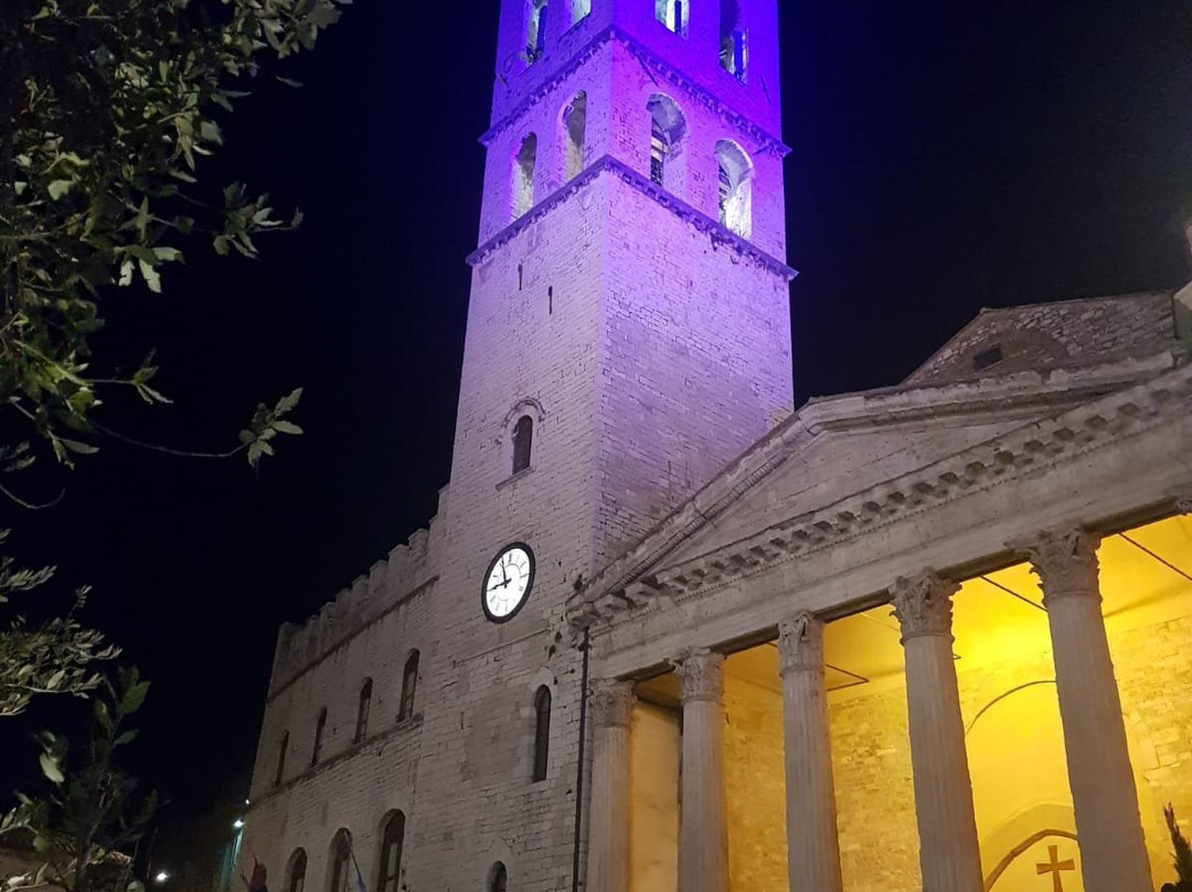 Tempio di MinervaChurch of Santa Maria Sopra Minerva in Assisi-阿西西必去景点
