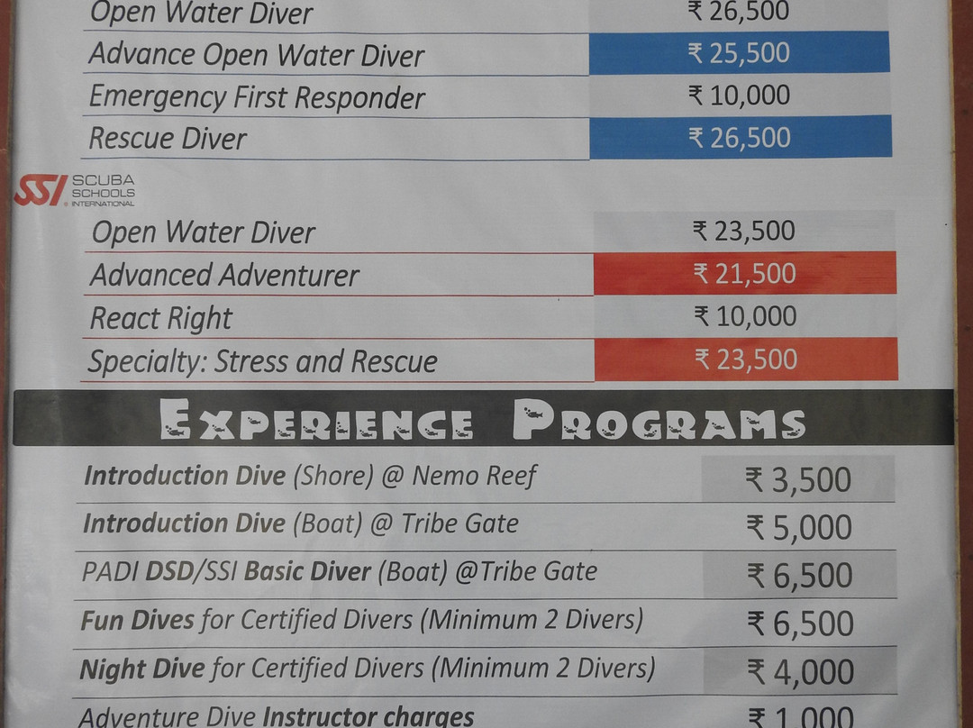 Ocean Tribe Scuba Diving-哈夫洛克岛必去景点