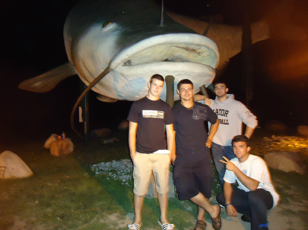 Muddy the Mudcat Statue