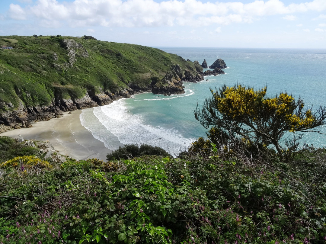 Moulin Huet Bay-St Martin必去景点