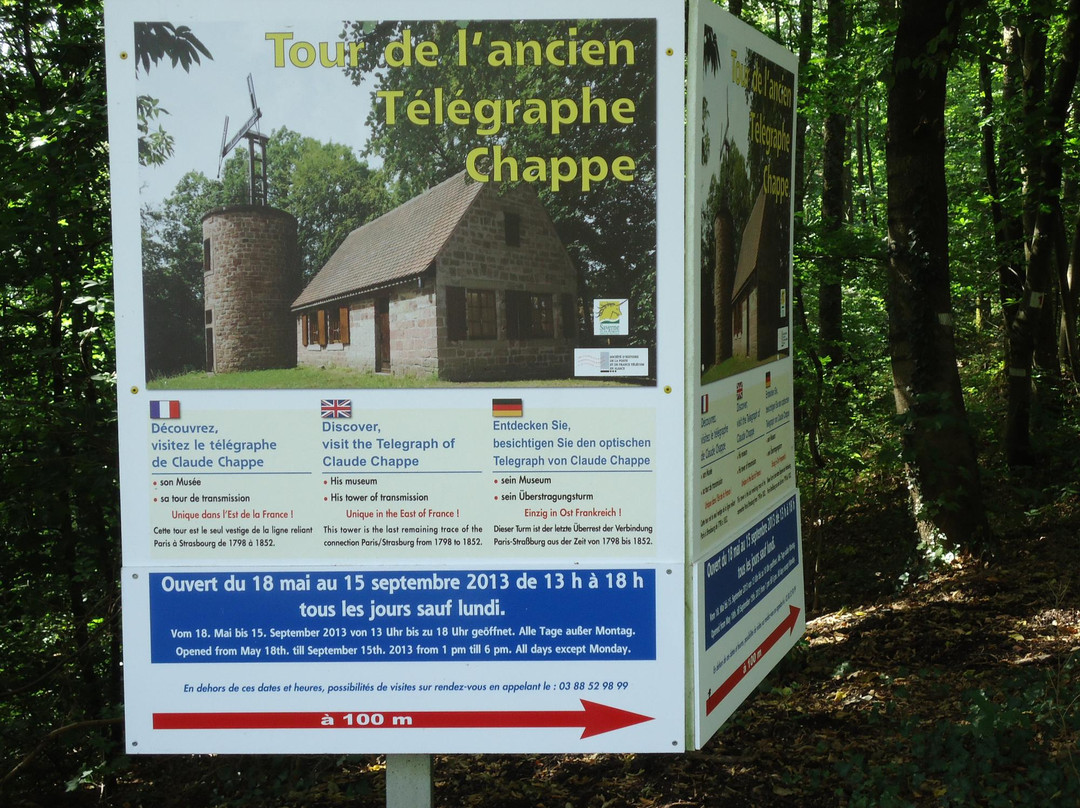 Tour de L'ancien Télégraphe Chappe-Saverne必去景点